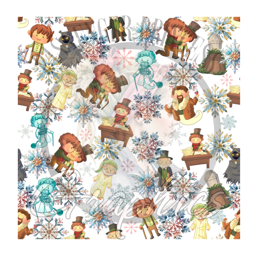 A Christmas Carole Transparent Seamless PNG File