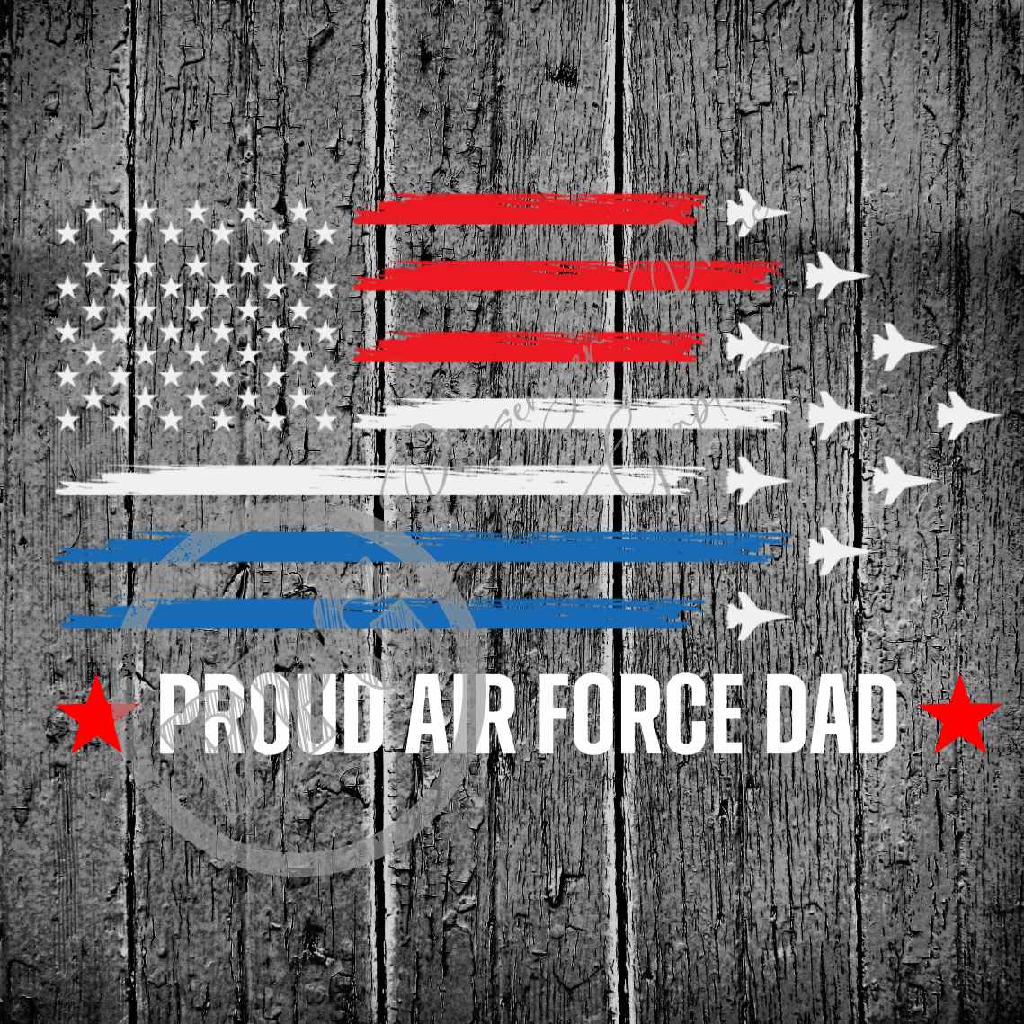 Proud Air Force Dad PNG Download