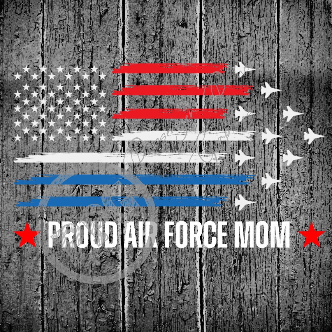 Proud Air Force Mom PNG Download