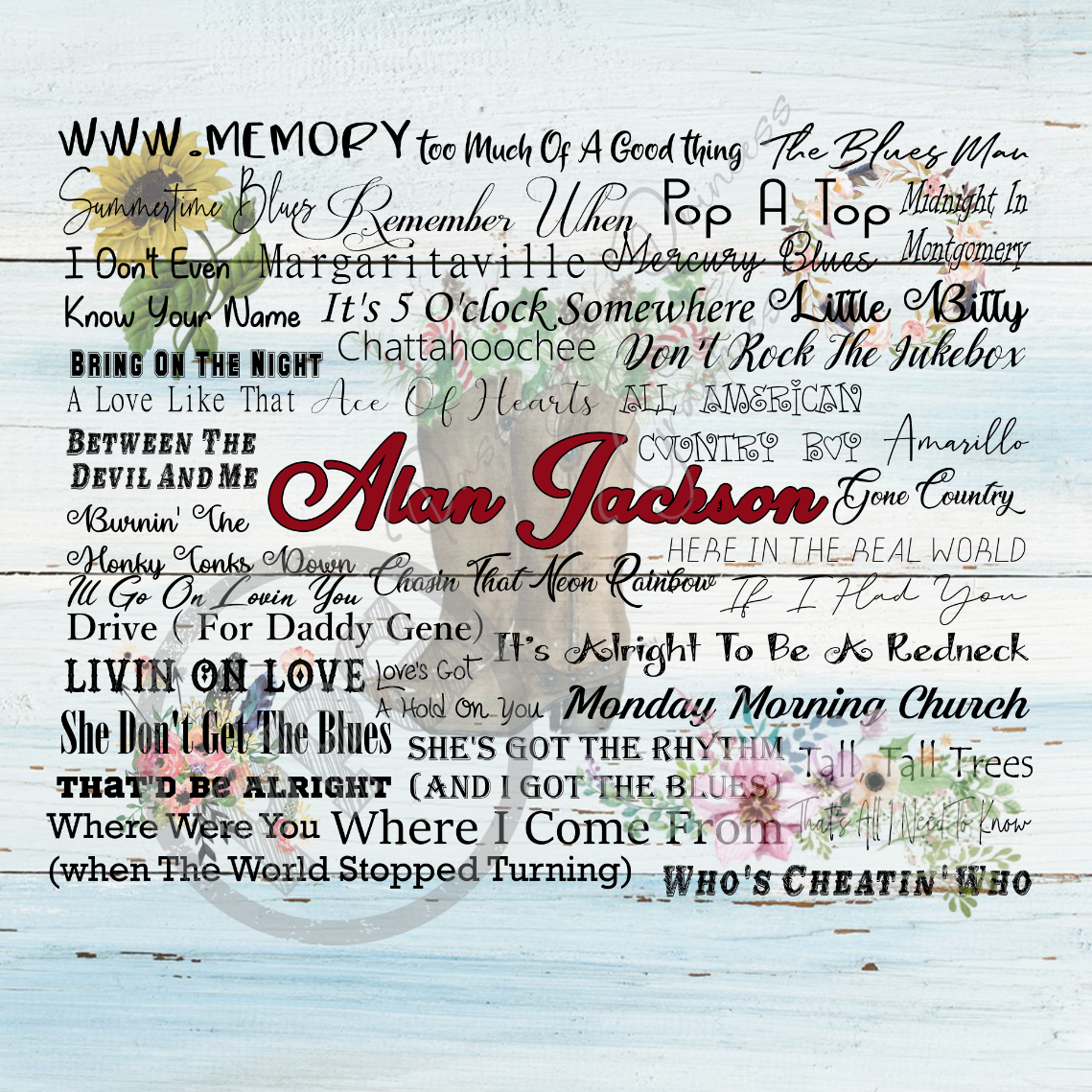 Alan Jackson Song List PNG Download