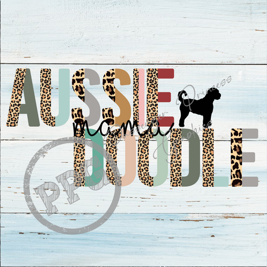 Aussie Doodle Mama PNG Download