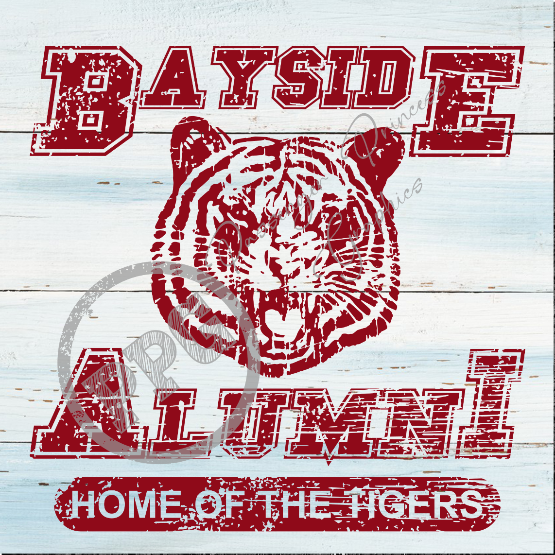 Bayside Alumni Home Of The Tigers PNG Download