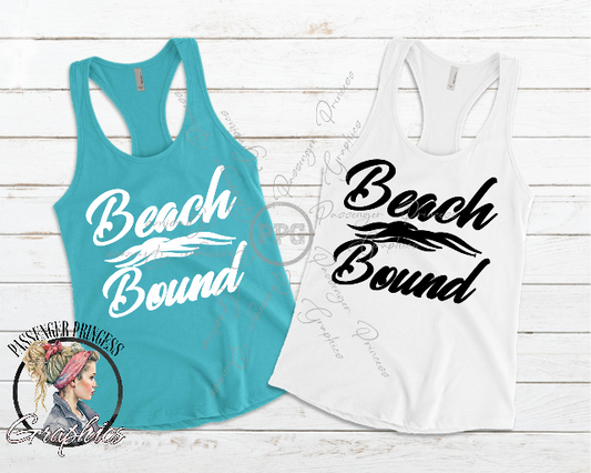 Beach Bound ( Black & White Files ) PNG Download