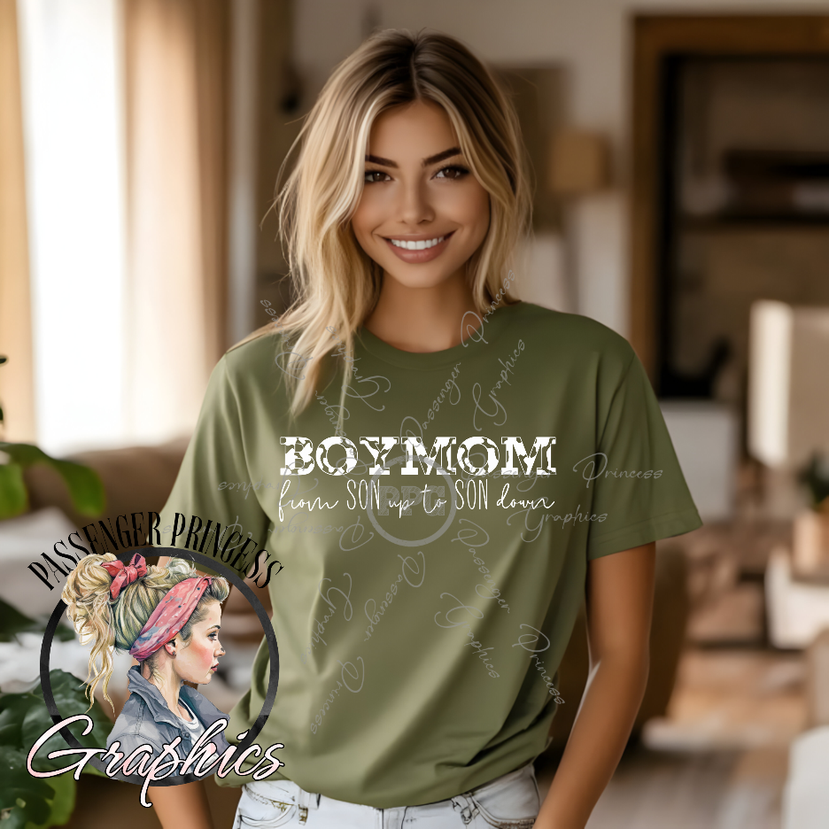 Boy Mom From Son Up To Sun Down PNG Download