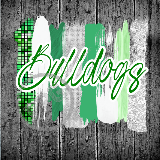 Bulldogs Brushstrokes PNG Download