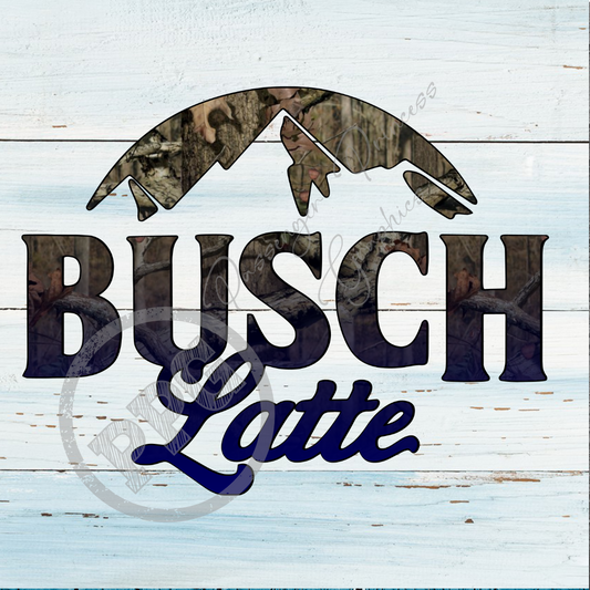 Busch Latte Camo PNG File