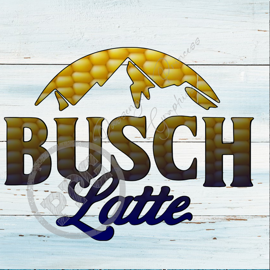 Busch Latte Corn PNG File