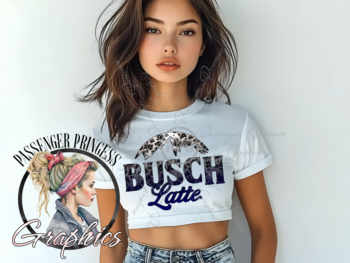 Busch Latte Snow Leopard PNG File