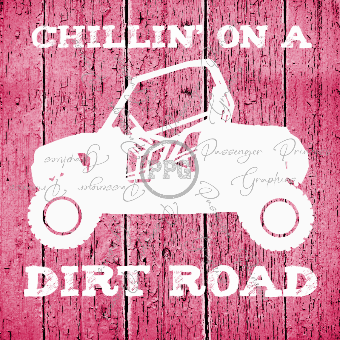 Chillin' On A Dirt Road PNG Download