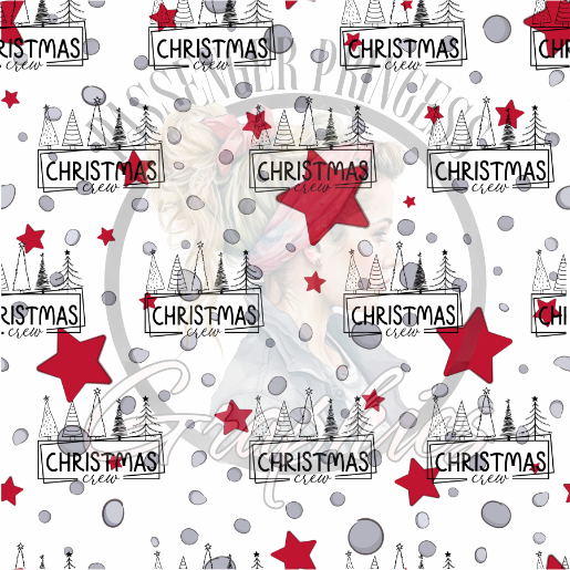 Christmas Crew Seamless PNG File