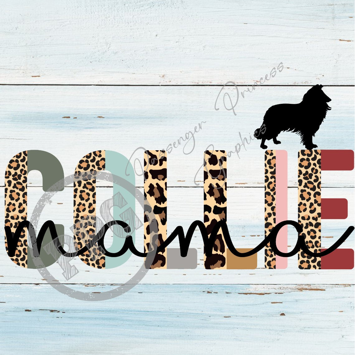 Collie Mama PNG Download