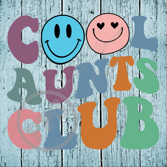 Cool Aunts Club PNG Download