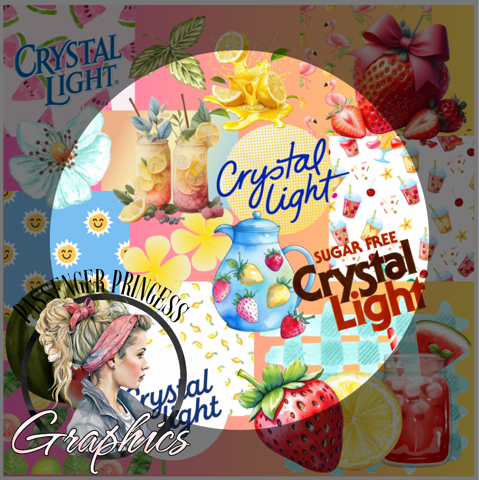 Crystal Light (2 Files) Seamless PNG Download