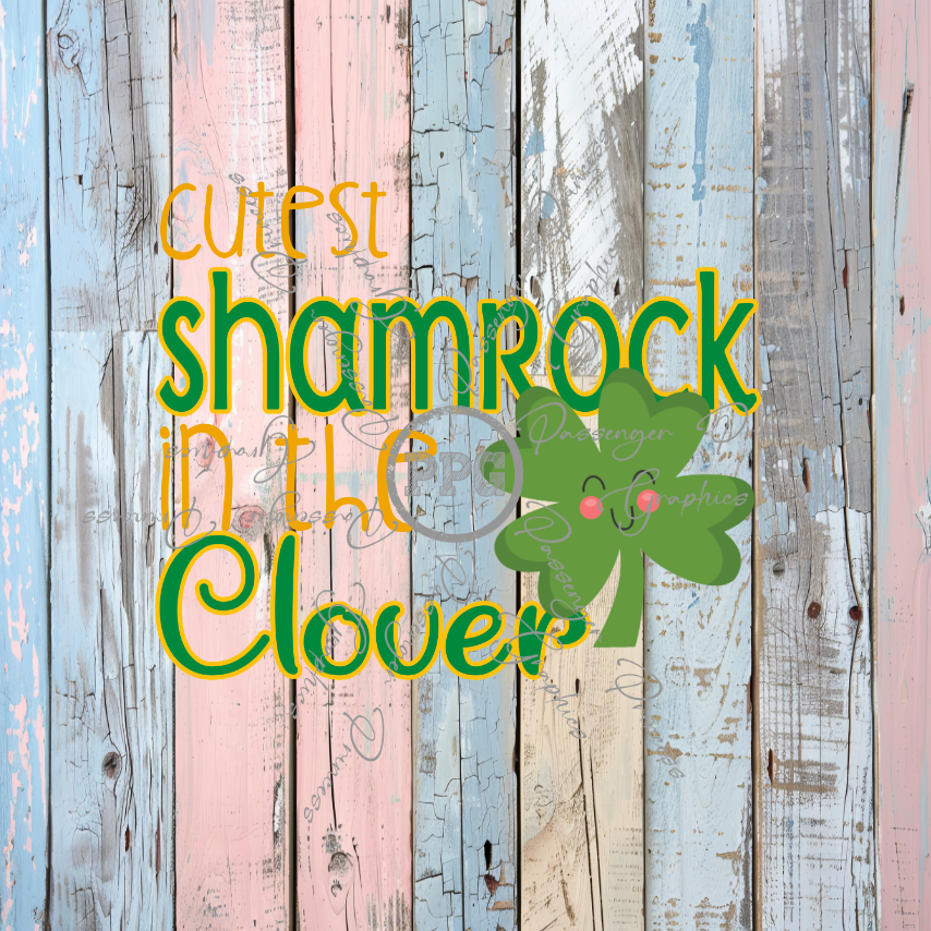 Cutest Shamrock In The Clover PNG Download