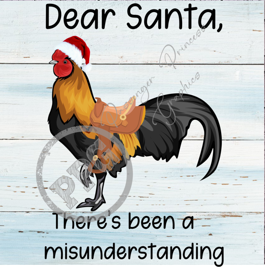 Dear Santa There's Been A Misunderstanding PNG Download