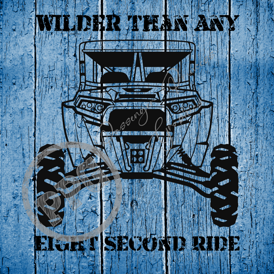 Wilder Than Any Eight Second Ride PNG Download