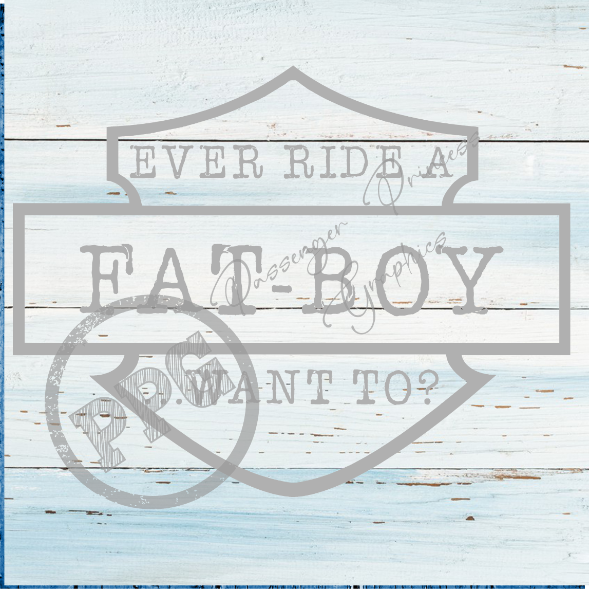 Ever Ride A Fat Boy PNG Download