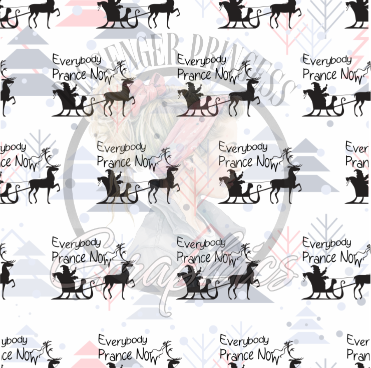 Everybody Prance Now Seamless PNG File