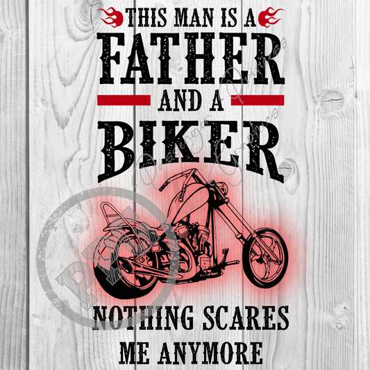 This Man Is A Father And A Biker PNG Download