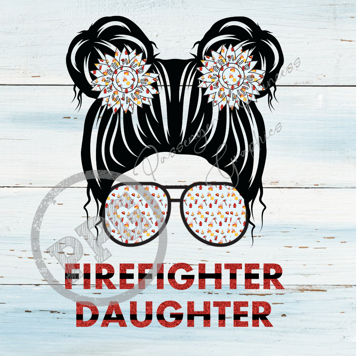 Firefighter Daughter PNG Download