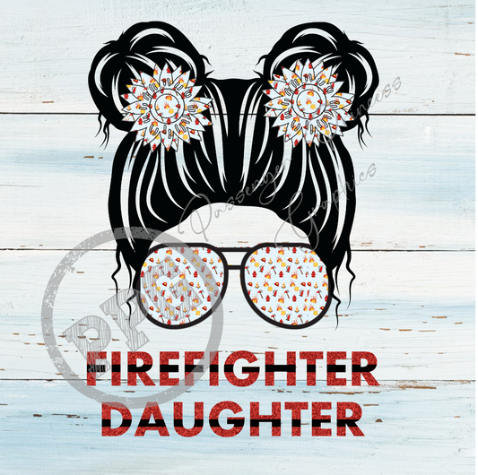 Firefighter Daughter PNG Download