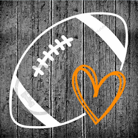 Football Heart PNG Download