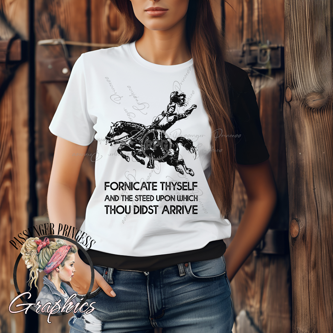 Fornicate Thyself And The  Steed Upon Which Thou Didst Arrive PNG Download