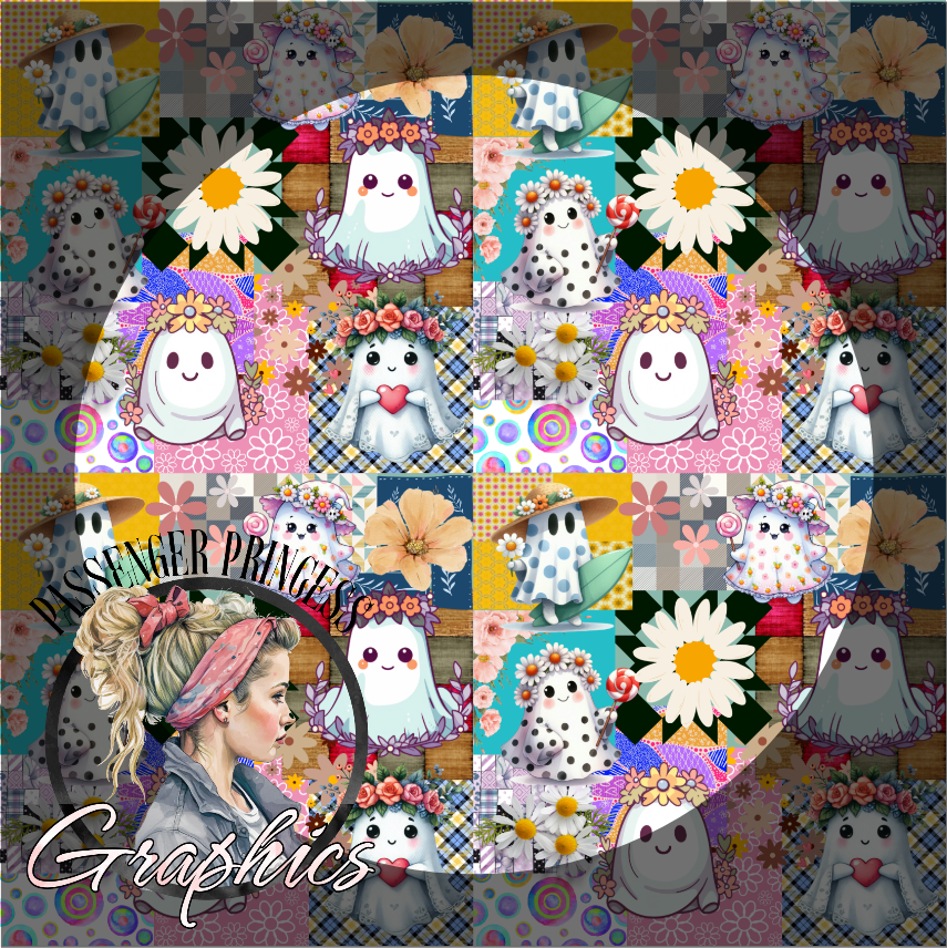 Ghosties Seamless PNG Download