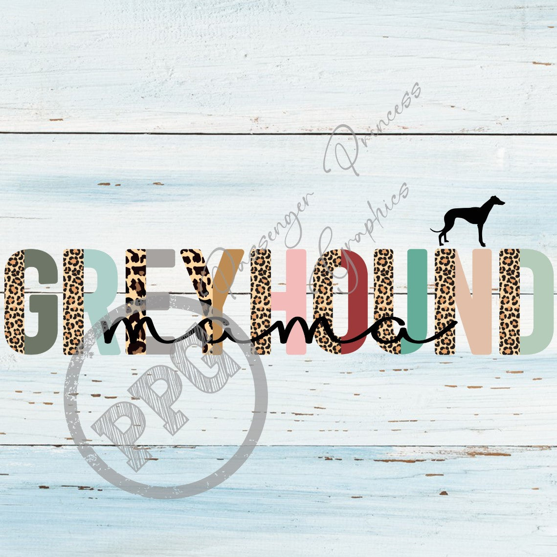 Greyhound Mama PNG Download