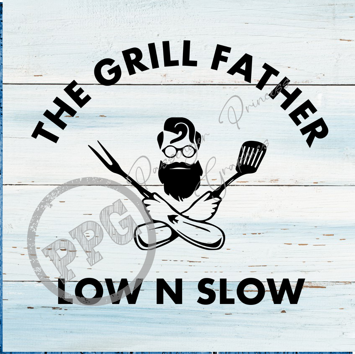 The Grill Father Low N Slow PNG Download