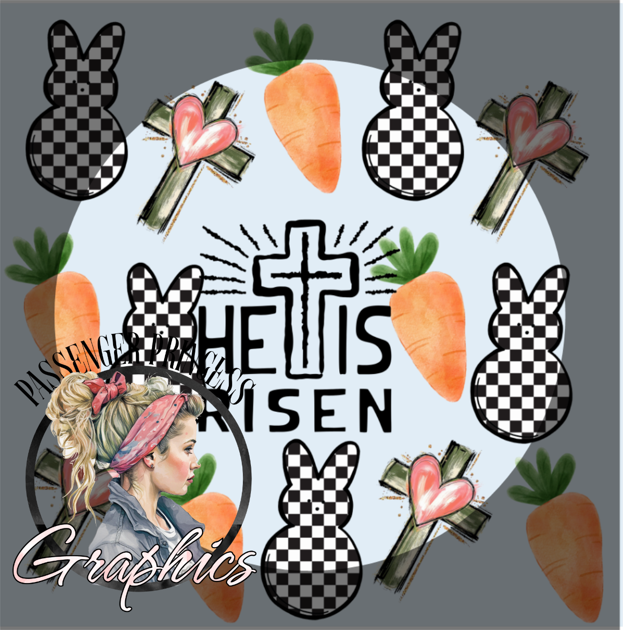 He Is Risen Seamless ( 3 Files ) PNG Download