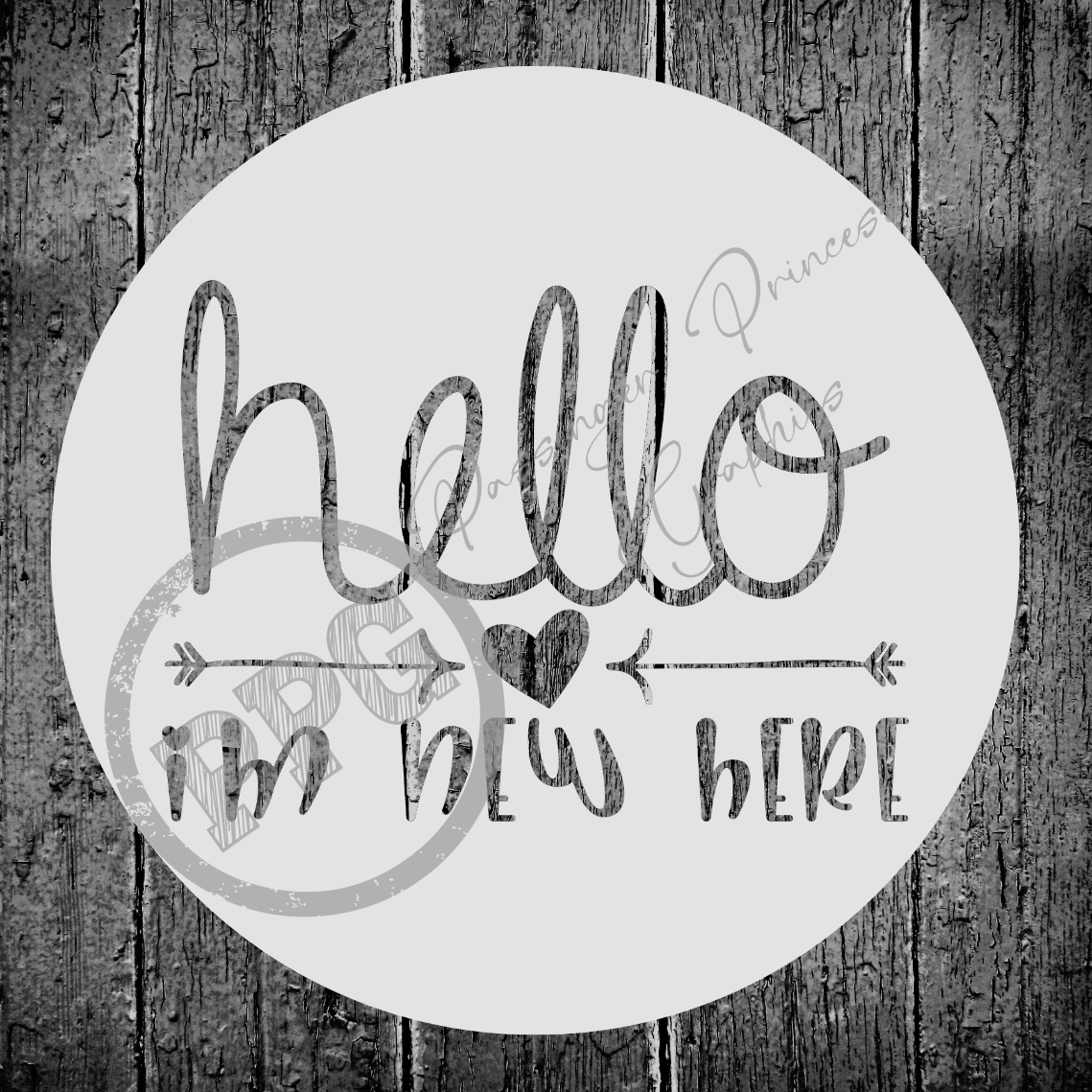 Hello I'm New Here PNG Download