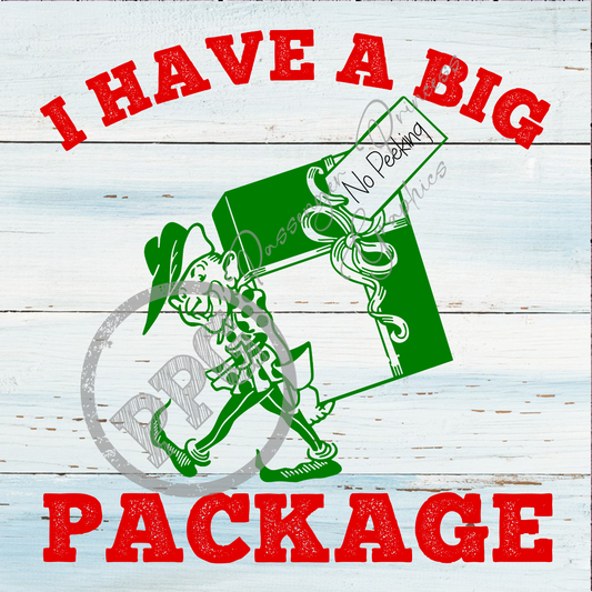 I Have A Big Package PNG Download