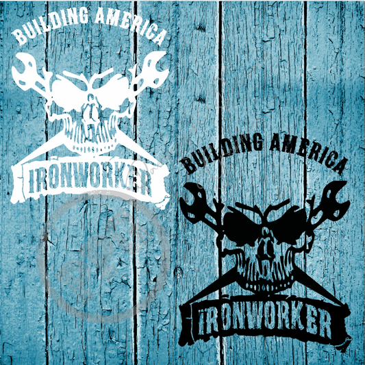 Building America Ironworker ( Black & White Files ) PNG Download