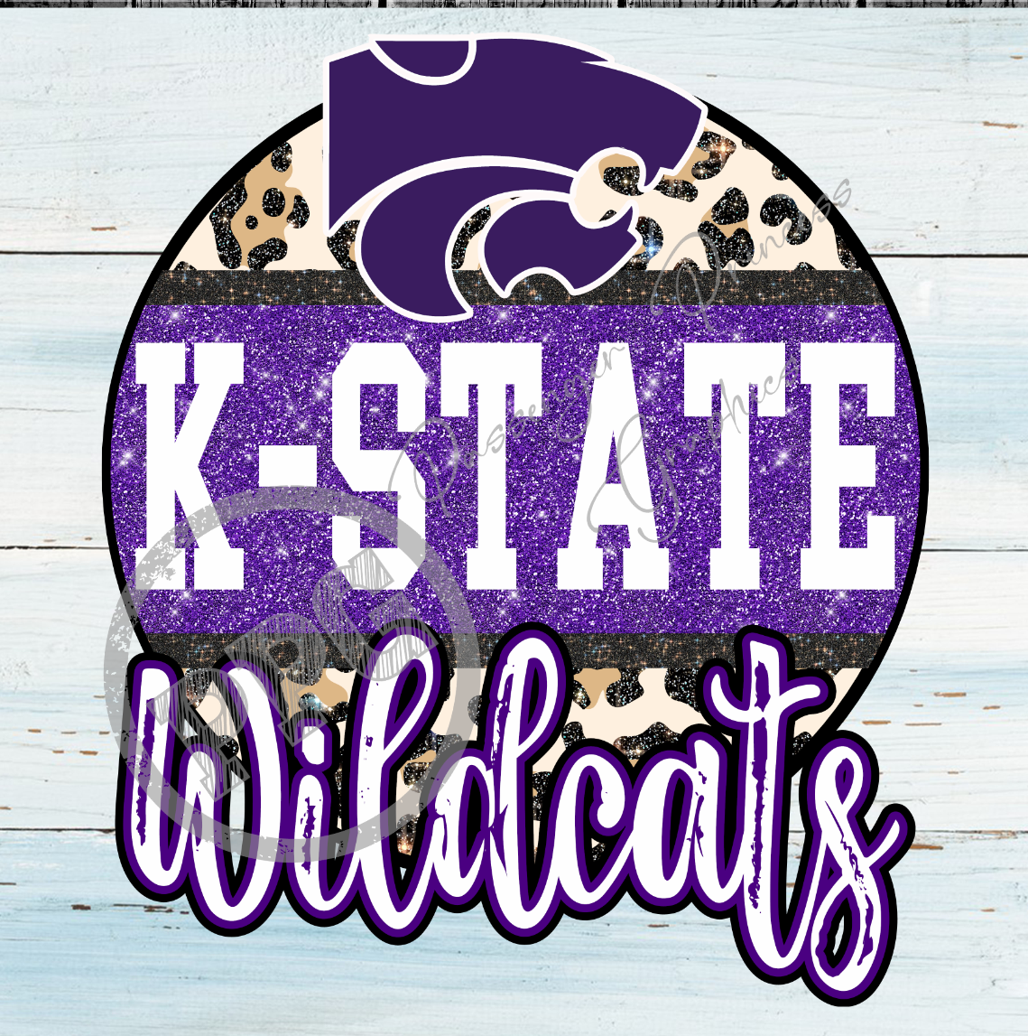 K-State Wildcats Leopard PNG Download