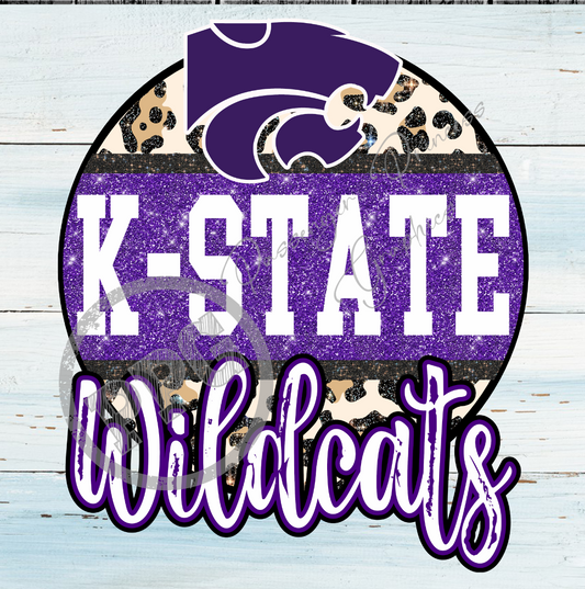 K-State Wildcats Leopard PNG Download