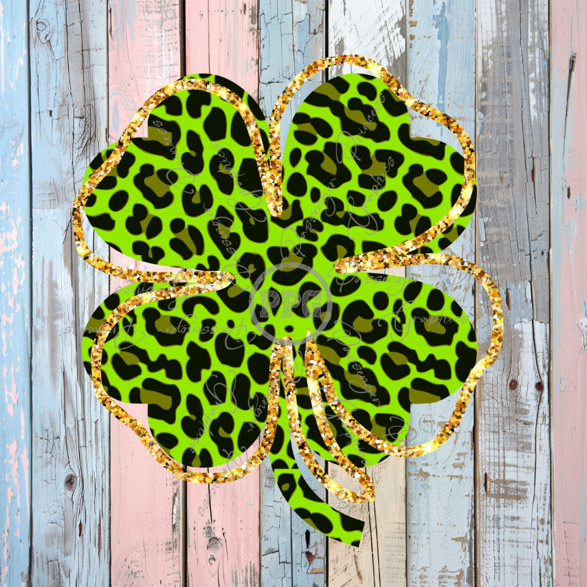 Leopard Shamrock PNG Download