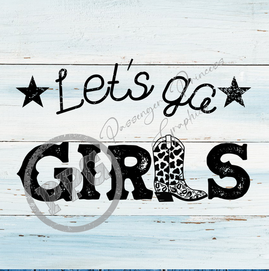 Let's Go Girls PNG Download