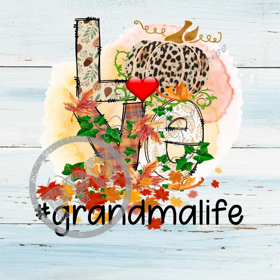 Love #grandmalife PNG Download