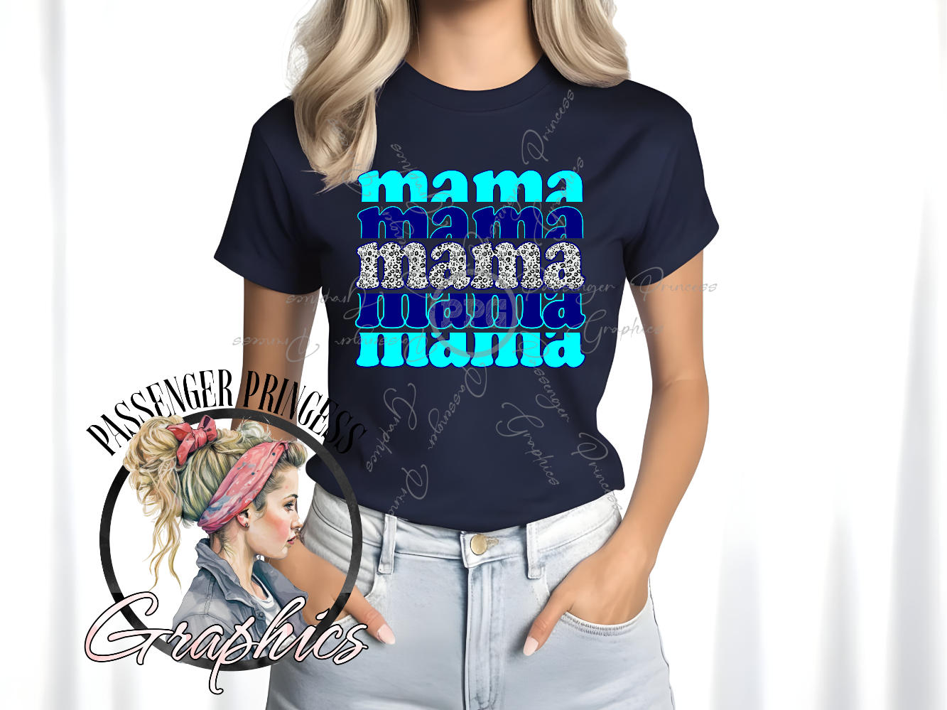 Mama Stacked PNG Download