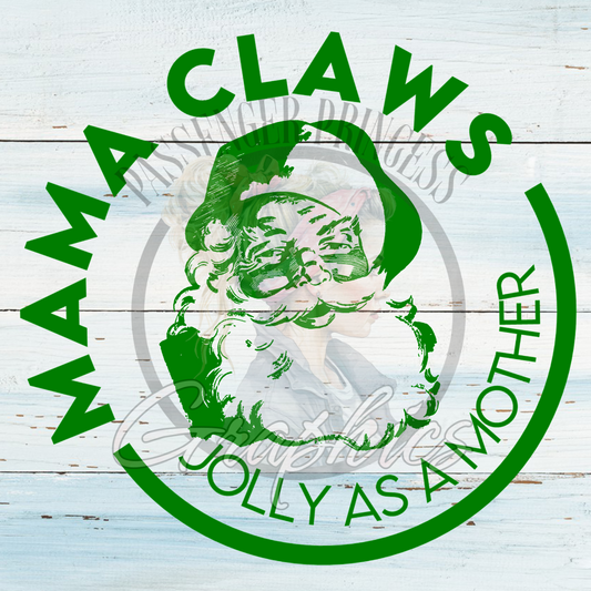 Mama Claws Jolly As A Mother PNG Download