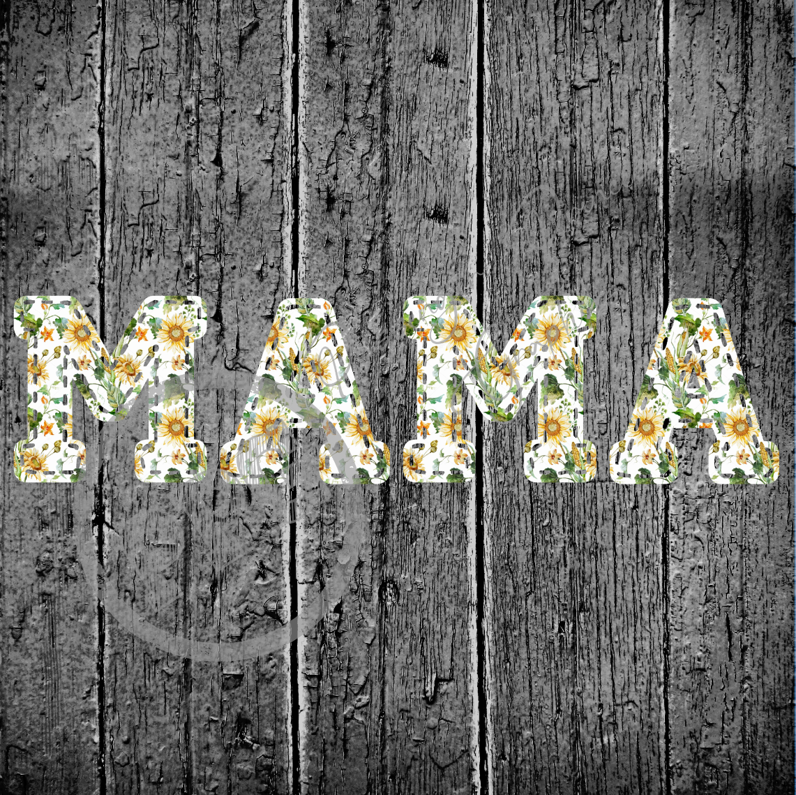 Mama Stitched PNG Download