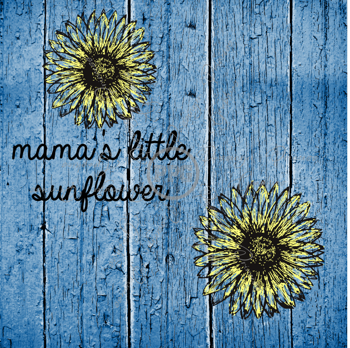 Mama's Little Sunflower ( Mommy/Me 2 Designs ) PNG Download