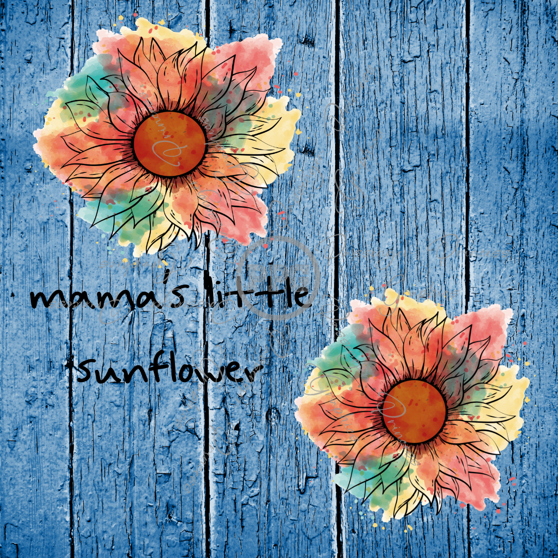 Mama's Little Sunflower ( Mommy/Me 2 Designs ) PNG Download