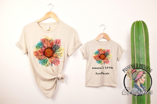 Mama's Little Sunflower ( Mommy/Me 2 Designs ) PNG Download