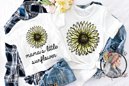 Mama's Little Sunflower ( Mommy/Me 2 Designs ) PNG Download