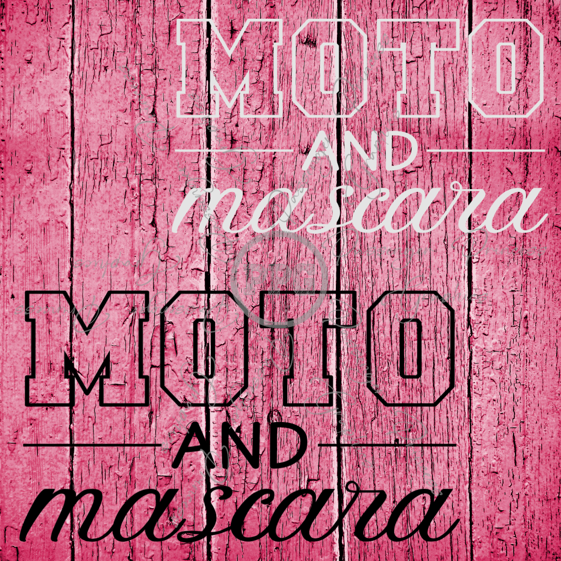 Moto And Mascara ( Black & White Files ) PNG Download