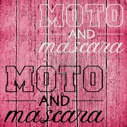 Moto And Mascara ( Black & White Files ) PNG Download