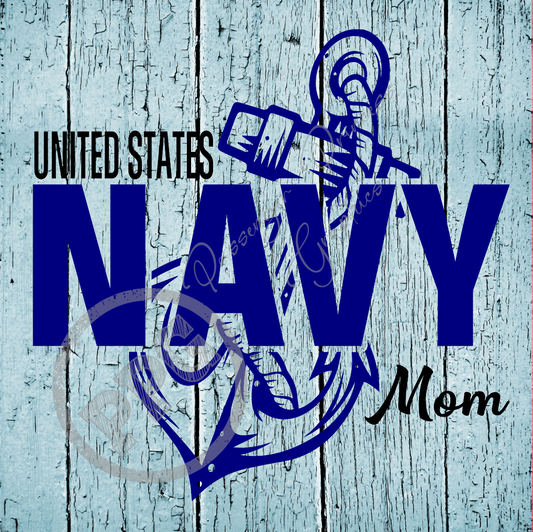 United States Navy Mom PNG Download