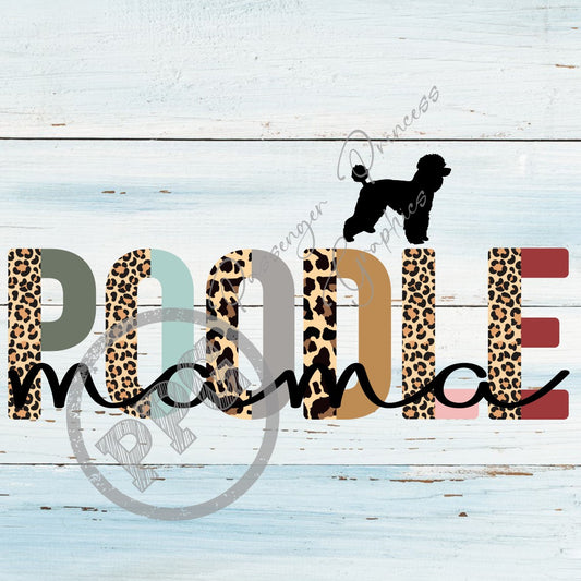 Poodle Mama PNG Download